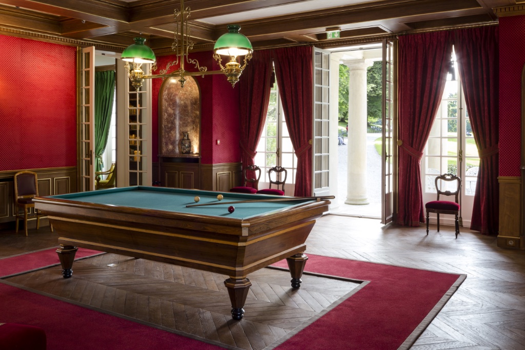 The billiard room.