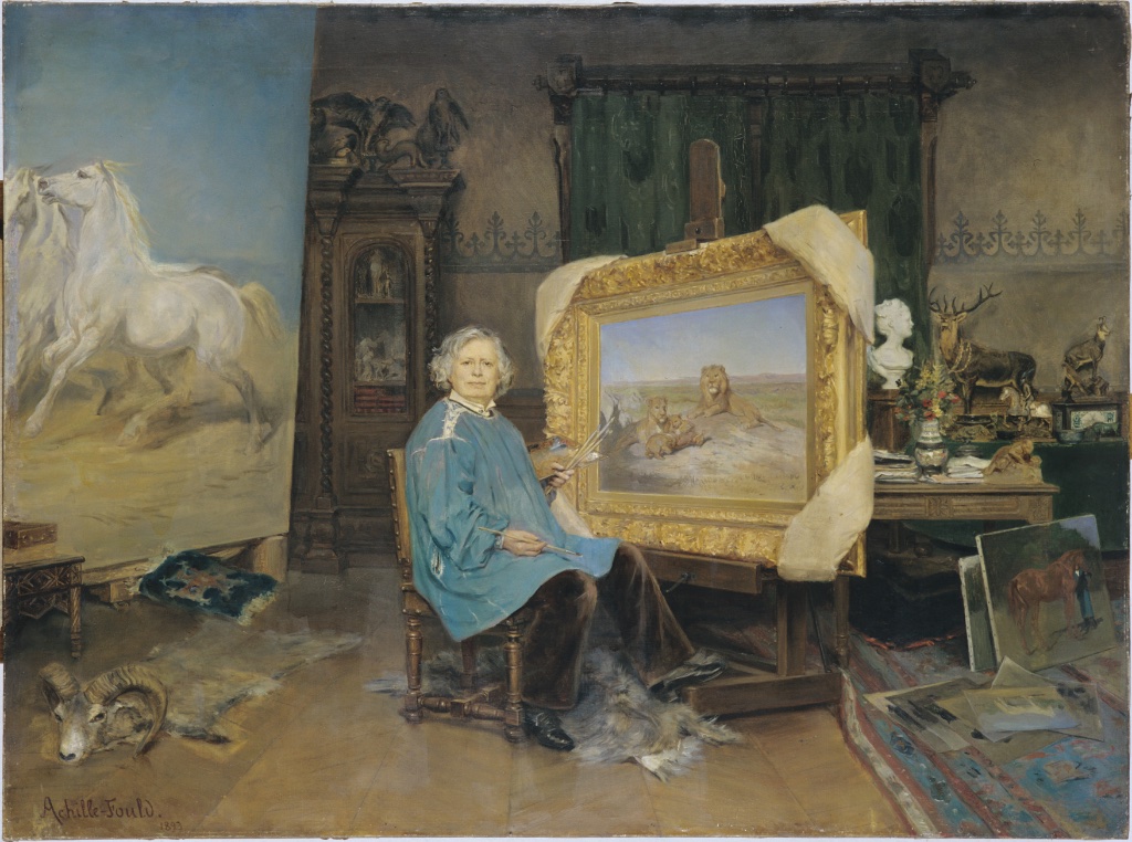 "Rosa Bonheur in Her Studio" (1893), by George Achille-Fould. © Mairie de Bordeaux, Musée des Beaux-Arts. Photo: L. Gauthier