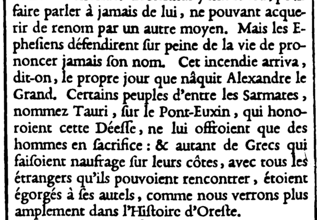 Example of Garamond body text from Épreuves Générales des Caracteres (1743). Public domain