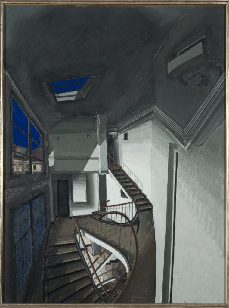 "Escalier" (1981). © Sam Szafran, ADAGP, Paris, 2022
