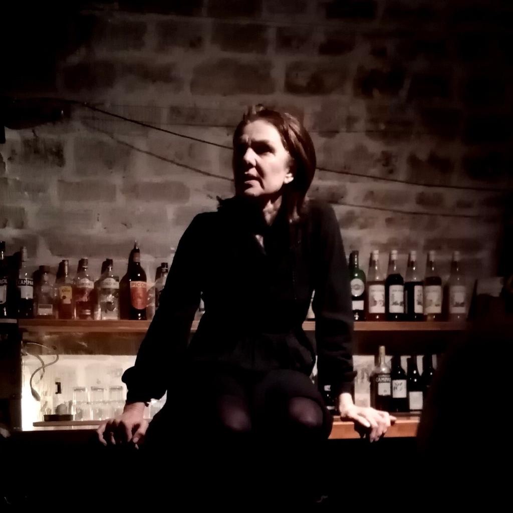 Lucy Dixon interprets Kurt Weill from the bar during the MeanWeill show. Photo: Audrey O’Reilly