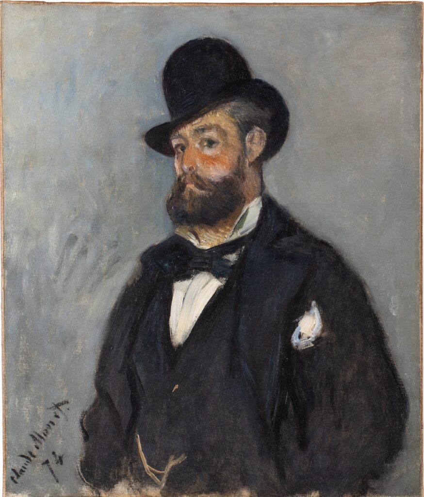 Portrait of Léon Monet" (1874), by Claude Monet. Privatecollection
