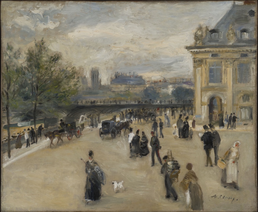 "Paris, l’Institut au Quai Malaquais" (1872), by Pierre-Auguste Renoir. Private collection. © Courtesy of the painting’s owner