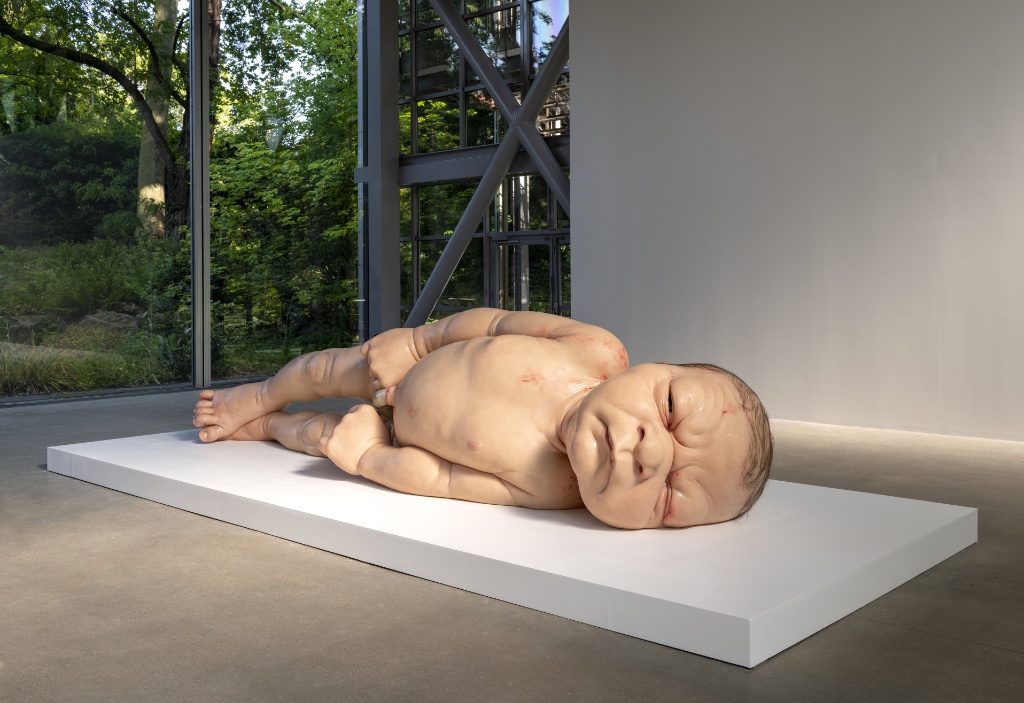 "A Girl" (2006), straight from the womb. Photo: Marc Domage