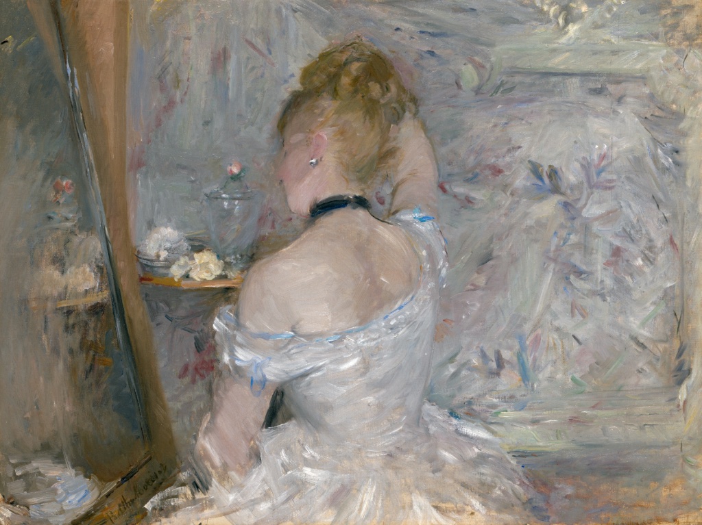 "Woman at her Toilette" (1875-80), by Berthe Morisot. Image courtesy of The Art Institute of Chicago, Stickney Fund.