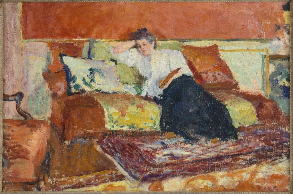 "Portrait de Ma Mère dans Son Salon" (1897), by Charles Camoin. Paris Musées/Musée d’Art Moderne de Paris © 2023, ProLitteris, Zurich