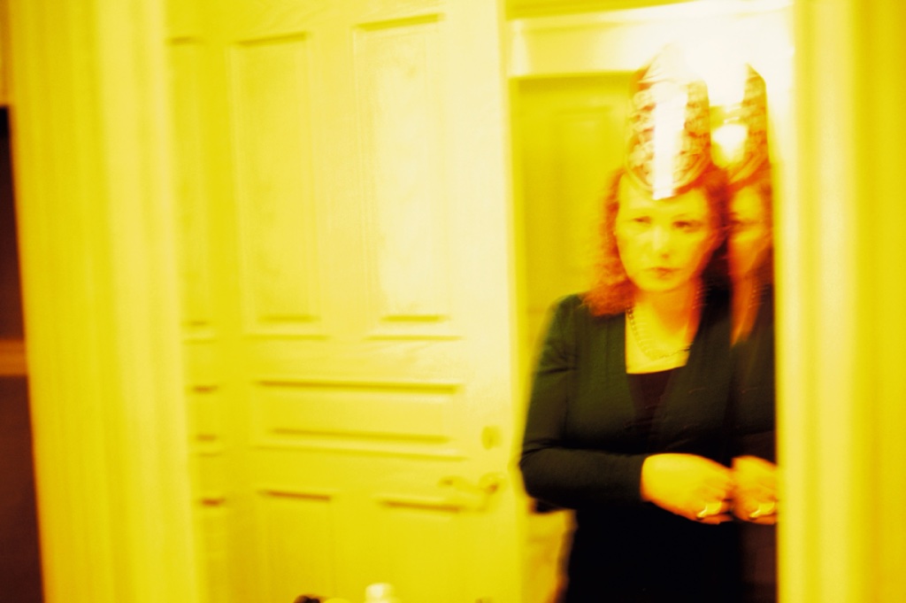 "Self Portrait at New Year’s Eve, Malibu California, 2006."© Nan Goldin