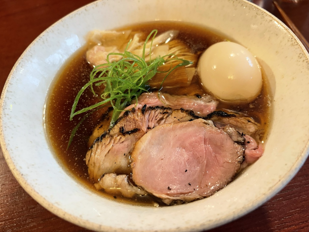 Three types of ramen are on offer.
