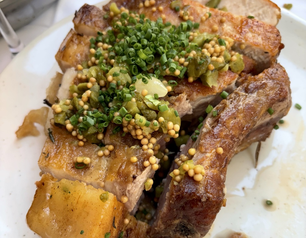 Pork ribs.